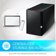 thumbnail image 3 of BUFFALO LinkStation 220 NAS de 4 TB y 2 bahías Almacenamiento conectado en red con discos duros HDD incluidos Almacenamiento NAS que funciona como nube doméstica o dispositivo de almacenamiento en red, 3 of 5