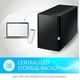 thumbnail image 3 of BUFFALO LinkStation 220 NAS de 12 TB y 2 bahías Almacenamiento conectado en red con discos duros HDD incluidos Almacenamiento NAS que funciona como nube doméstica o dispositivo de almacenamiento en re, 3 of 5