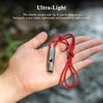 thumbnail image 6 of Boundless Voyage Titanium Whistle Emergency Survival Safety Whistles with Lanyard Loud for Outdoor Camping Hiking Coaches Training Sports Keychain Whistle, 6 of 9