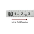 thumbnail image 4 of Adhesive Tape Measure 80cm Left to Right Read Sticky Steel Ruler Tape Silver Tone, 4 of 6