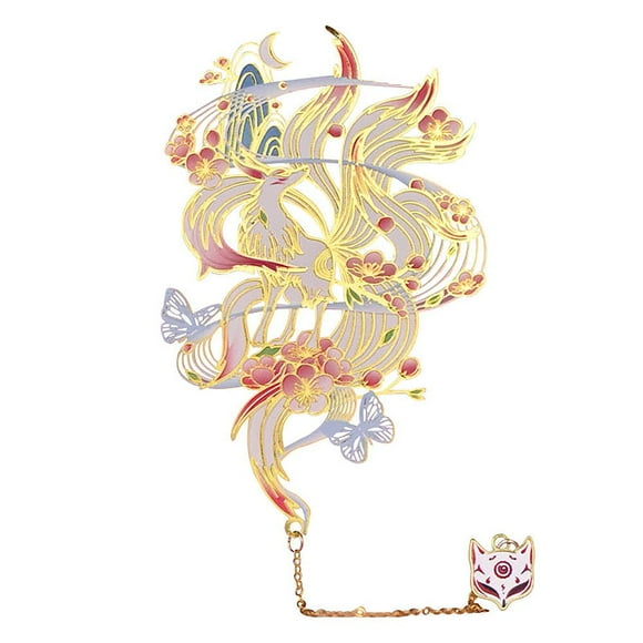 Bookmark BLBMH Kitsune Metal Creative Gifts para mujer