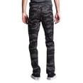 thumbnail image 2 of Victorious Mens Camouflage Skinny Fit Jeans AR169 - BLACK/CAMO - 40/32, 2 of 6