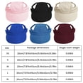 thumbnail image 3 of Dog Baseball Cap Pet Hats with Ear Holes for Small Medium and Large Dogs, Comfortable Pet Sun Hat with Adjustable Strap Blue XL, 3 of 7