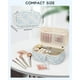 thumbnail image 2 of Bolsa de maquillaje de viaje Relavel Small Floral con compartimento para brochas, 2 of 7