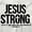 White, variant on Jesus Strong Philippians 4:13 Bible Plus Size Crewneck Graphic Tee Shirt Brisco Brands 2X