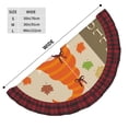 thumbnail image 3 of Sigee Hello Fall Gnomes 1 for Christmas Decoration Tree Skirt Christmas Plaid Tree Skirt,Christmas home decor Holiday Tree Skirt Fits TChristmas Tree-36", 3 of 6