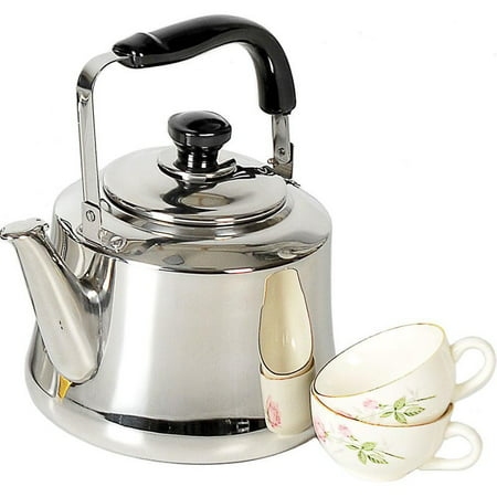 Lehman's High-Quality Stainless Steel 1 Gallon Spout (Best Quality Tea Kettle)
