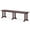 Dark Brown, variant on WestinTrends HDPE Plastic Slatted Top Design and Easy Assembly Dining Trestle Bench Black