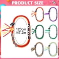 thumbnail image 3 of 2026 Graduation Ribbon Lei Necklace Class Of 2026 Grad Ribbon Money Lei Double Braided Graduation Lei Necklace Party Supplies 47.2in Multi Color, 3 of 5
