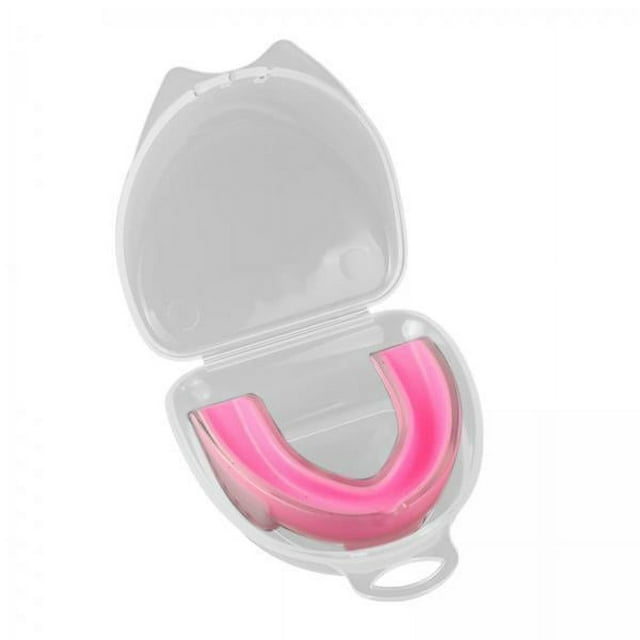 2xSparring Protector Bucal Protector de Encías Profesional para Taekwondo Karate Rosa 2 piezas