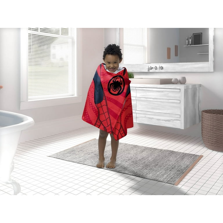 Miles Morales Kids Cotton Hooded Towel Walmart