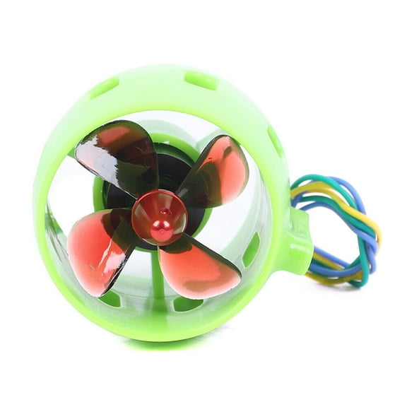12-24V Lithium-Powered Underwater Thruster,312W 380KV Motor,304 Stainless Steel,Compact for RC Boats,Green& Efficient