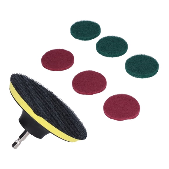 Disc Polishing Sheet, Reusable Nylon And Plastic Scouring Pad For Sealing For Cleaning For Polishing For Waxing