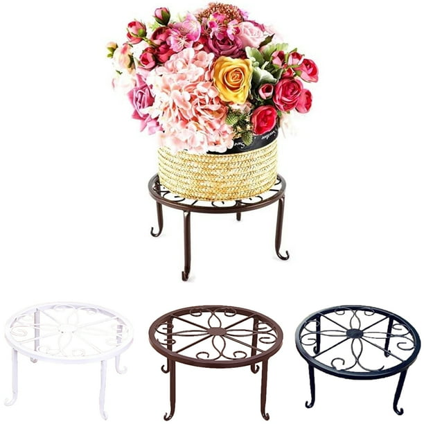 DGROEE Plant Stand Metal Potted Flower Stands Indoor/Outdoor Clearance