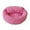 Pink, variant on 14in Round Cat Beds for Indoor Cats Small Dog Bed with Pillow, Washable Soft Plush Calming Pet Bed for Kittens Puppy, Purple