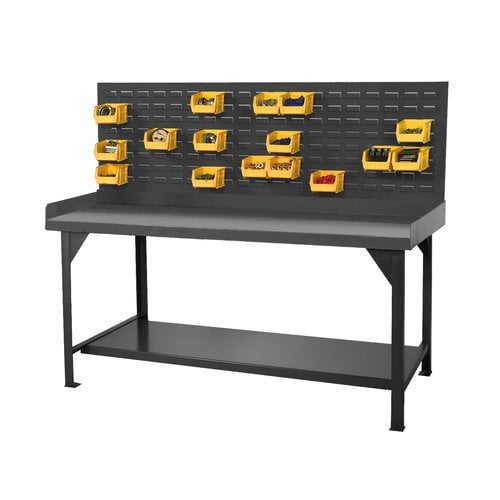 Durham Mfg Dwb 3072 Be Lp 95 Workbench Steel 72 W 30 D Walmart Com