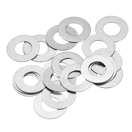 

Uxcell M6 304 Stainless Steel Flat Washers 6x12x0.5mm Ultra Thin Flat Spacers for Screw Bolt 20 Pack