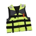 thumbnail image 3 of Chaleco ,Chaleco con silbato para niños,Chaleco de natación Chaleco flotador de agua Flotabilidad,Traje de supervivencia para chaquetas y kayak para deportes Verde, 3 of 8