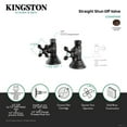 thumbnail image 5 of Kingston Brass CCK44155AX 1/2-Inch FIP x 1/2-Inch O.D. Comp Quarter-Turn Straight Shut-Off Valve in Oil Rubbed Bronze, 5 of 6