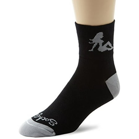Pearl Izumi Cycling Socks - SockGuy Classic 3in MudFlap Girl Cycling/Running Socks (S/M)
