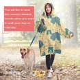 thumbnail image 4 of Border Collie Wearable Oversized Blanket,Wearable Blanket Hoodie for Adults,Cozy Hooded Blankets with Super Pockets,Super Warm Fuzzy Pullover for Women & Men, 4 of 6