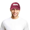 thumbnail image 6 of DALIX Father Son Santa Christmas Set Ball Cap Embroidered Hat in Maroon, 6 of 7