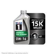 (5 pack) Mobil 1 Advanced Fuel Economy Full Synthetic Motor Oil 0W-16, 1 Quart