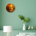 thumbnail image 4 of 12 Inch Wall Clock Battery Operated Silent Clock Decorative for Office, Kitchen, Outdoor, Living Room，Autumn Path Exquisite Design, 4 of 5