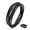 Black, variant on Man's Premium Leather Bracelet "Wild" with stainless steel magnetic closure, Black 17cm, including gift box