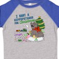 thumbnail image 4 of Inktastic I Want a Hippopotamus for Christmas Boys or Girls Toddler T-Shirt, 4 of 5