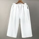 thumbnail image 3 of WILLBEST Pantalones Casuales para Mujer, con Bolsillos Sólidos, Pierna Ancha, Cintura Elástica, Holgados, para Uso Diario. Extra Grande, 3 of 5