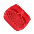 thumbnail image 1 of Yuarrent Bandeja de revestimiento de aire de silicona reutilizable, bandeja de almacenamiento plegable para freidora de aire, cesta de silicona Herramientas y accesorios para hornear rojo, 1 of 6