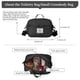 thumbnail image 5 of Bolsa de fin de semana SYCNB para mujer con compartimento para zapatos y artículos de tocador, 5 of 9