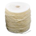 thumbnail image 1 of Coofit 32.8ft Pearl Chain Artificial Multifunctional DIY Pearl Trim Pearl Bead Chain, 1 of 3