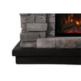 thumbnail image 5 of 36" Electric Fireplace Mantel with Faux Brick-Grey, 5 of 7