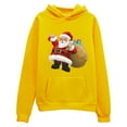 thumbnail image 2 of Kiplyki Autumn Sweatshirts Christmas Hoodie Santa Claus Print Top Sweatshirt Long Sleeve Blouse, 2 of 4