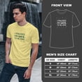 thumbnail image 4 of Greenyef Graphics I Paused My Game to Be Here Gamer Gift Funny Tee Men's T-Shirt Style-14 (Cornsilk & Forest Green, Medium), 4 of 6