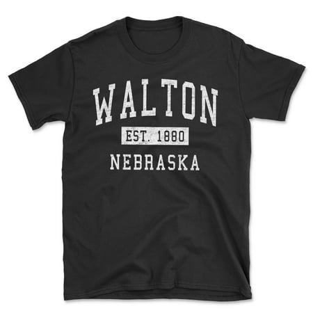 Walton Nebraska Classic Established Men s Cotton T-Shirt Walton Nebraska Classic Established Men s Cotton T-Shirt