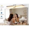 thumbnail image 6 of Goozegg 40 inch LED Bathroom Vanity Lights over Mirror, 3CCT Modern Vanity Lighting Fixtures, 30 Watt, Nickel, 6 of 8