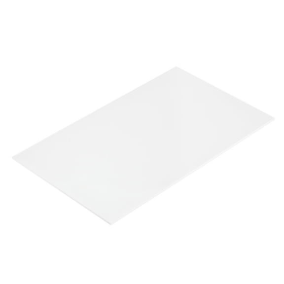ABS Plastic Sheet 10 Inch x 6 Inch x 0.04 Inch ABS Styrene Sheets White