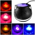 thumbnail image 2 of Witch Cauldron Fog Maker 12 LED Lights Indoor Fountain Mister Foggers, Small Pond Fog Machine Atomizer Air Humidifier for Water Feature, Halloween, Christmas and Other Holiday Decorations, 2 of 6
