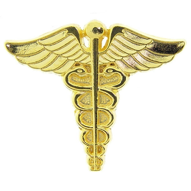 Military GR - Army Medic Staff Of Caduceus Pin - Walmart.com - Walmart.com