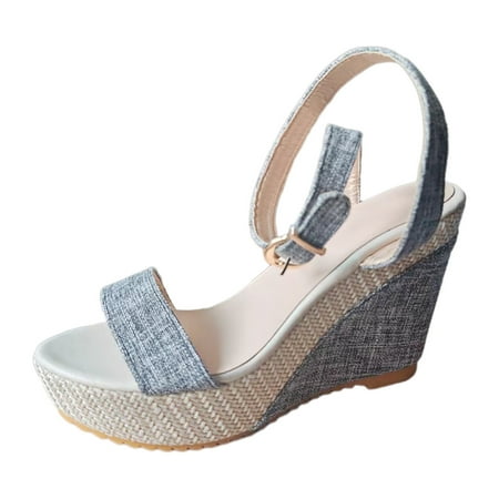 

PEASKJP Summer Sandals Summer Flat Sandals for Women Comfortable Casual Beach Shoes Bohemian Beaded Flip Flops Sandals (Grey 6.5)