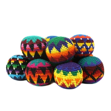 Hacky Sacks- Set of 10 Assorted Colors (Best Hacky Sack In The World)