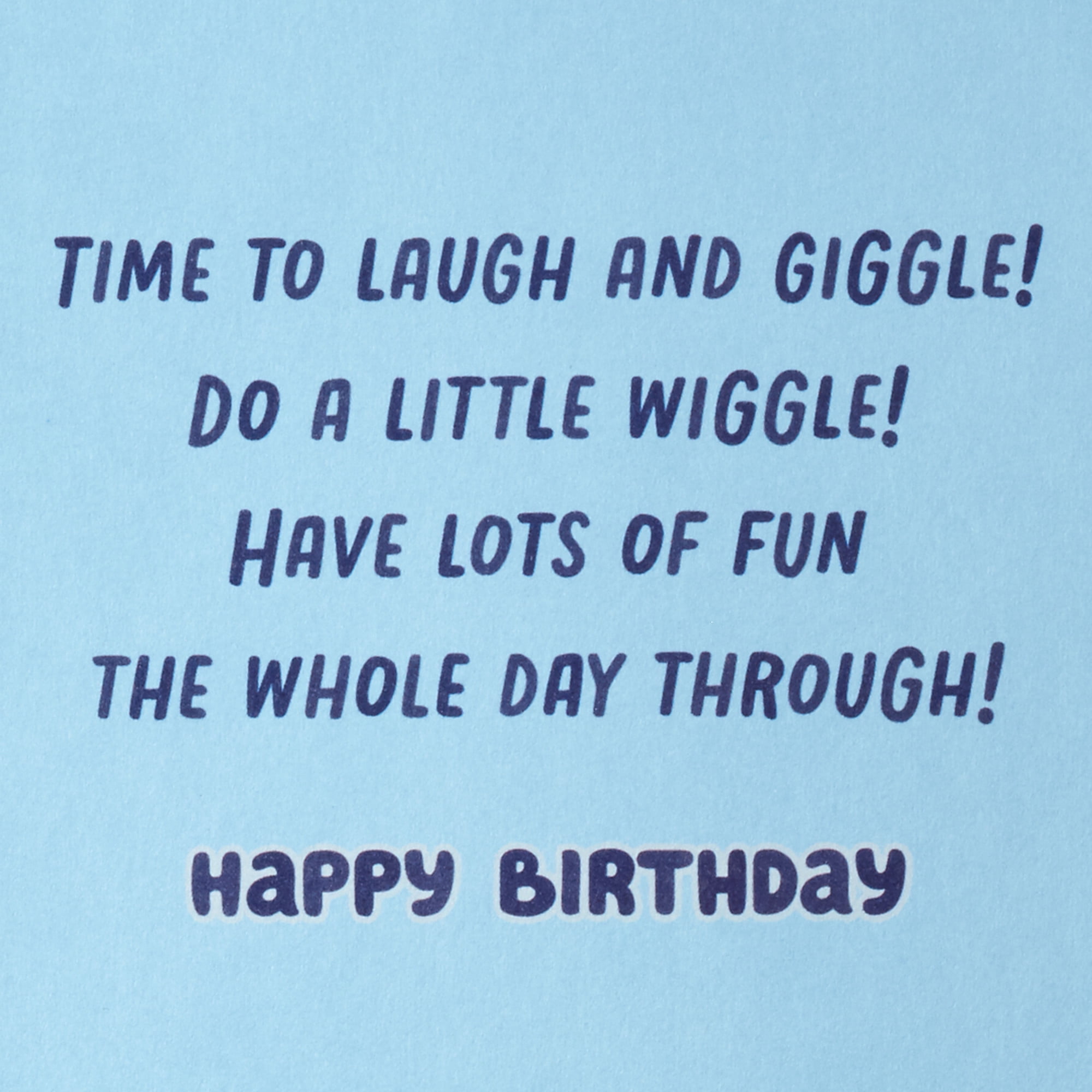 Hallmark Bluey Musical Birthday Card for Kids (It's Your Day)