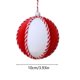 thumbnail image 2 of Seyotauo Red And White Christmas Ornaments Multishape (Spherical & Gift Box) Faux Plush with Hanging Cord - Christmas Tree Decorations, Window Display Holiday Christmas Decor Festive Christmas Decor, 2 of 8