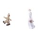 thumbnail image 1 of Figura De Payasa, Estatua De Porcelana, Escultura, Colección, Adorno Moderno Nórdico Para Mesa, Centro De Mesa, Estante, Armario, Escritorio, Decoración De Comedor, Regalo, 1 of 8