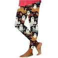 thumbnail image 3 of QATAINLAV Women Halloween Costumes, Legging for Women Tummy Control Butt Lift High Waist Running Pants Funny Graphic Print Athletic Skinny Trousers Sales for Today Multicolor L, 3 of 7