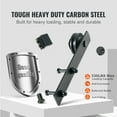 thumbnail image 3 of "8FT Heavy Duty Sliding Barn Door Hardware Kit - 330LBS Capacity, I-Shape Track, Silent Pulley, Fits 3.7-4.3FT Wide & 1.3-1.8" Thick Door Panel (Single Door)", 3 of 10