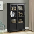 thumbnail image 4 of Aaron Lane Bookcase with Sliding Glass Doors, Black, 4 of 9